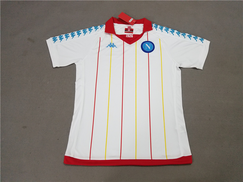 AAA Quality Napoli Kappa Retro White Soccer Jersey